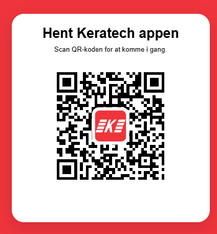 QR-kode til KERATECH appen